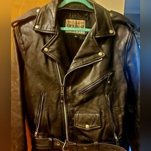 Ladies Leather Motorcycle Jacket by Open Road for Wilson's Leather